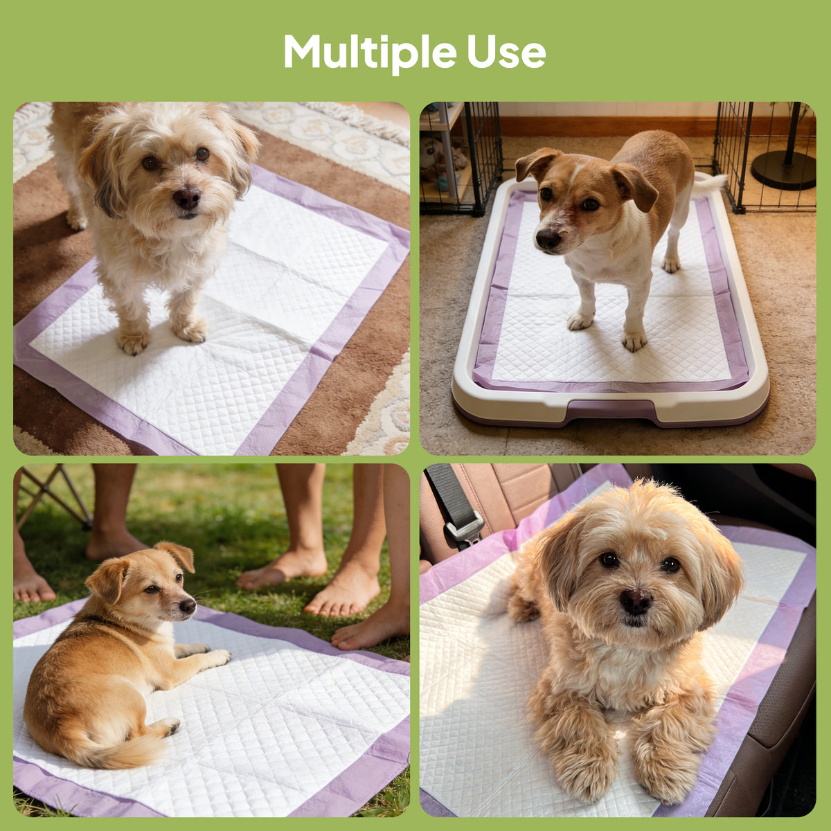 Lavender Scented Dog Training Pads – Leak-Proof Puppy Pee Pads – view 8