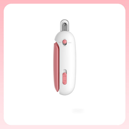 Push-Style Cat Nail Clippers – Compact Press-Down Trimmer, 4.6 in Long, Blue or Pink – view 6