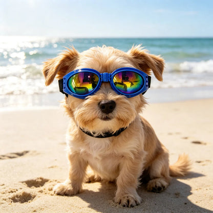 Pet Sunglasses 3-Pack, White, Black &amp; Pink – Foldable Goggles for Small Dogs &amp; Cats – view 8
