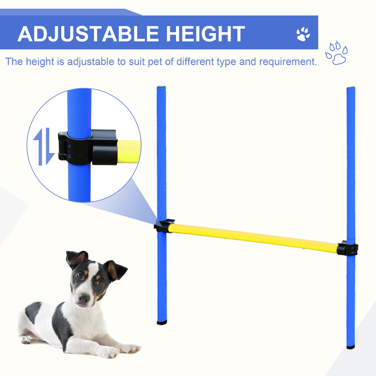 Backyard Dog Agility Training Kit – Tunnel, Weave Poles, High Jump and Pause Box with Carry Bag – view 6