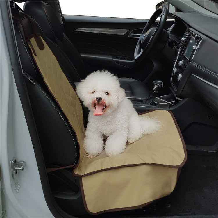 Waterproof Front Seat Cover for Dogs – with Pet Seat Belt