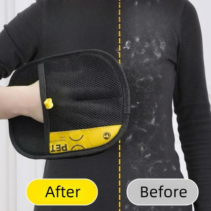 Pet Hair Removal Glove Brush – Static Fur Remover for Clothes, Sofa and Bedding, Black – view 6