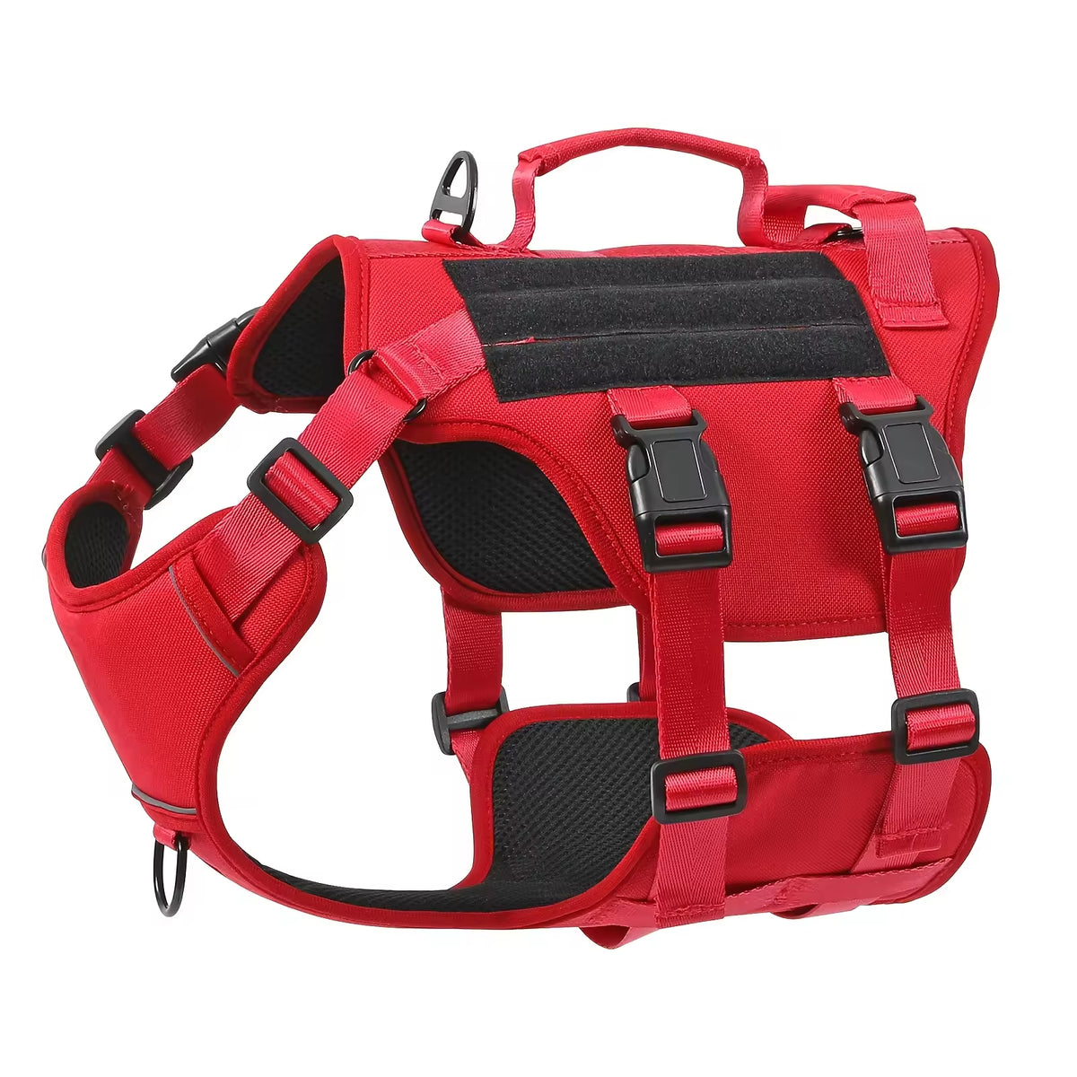 Tactical Dog Harness Vest – 1000D Nylon, Reflective, Dual Handles, Adjustable, S–XL – view 8