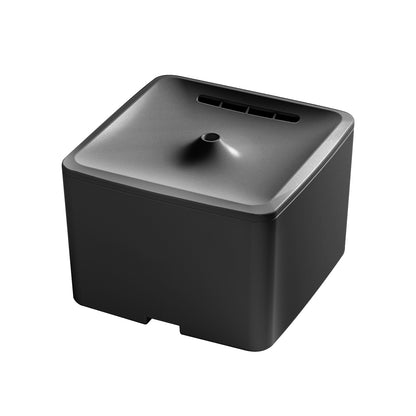 Square Pet Water Dispenser – Simple Water Station for Cats &amp; Dogs, White or Black – view 5