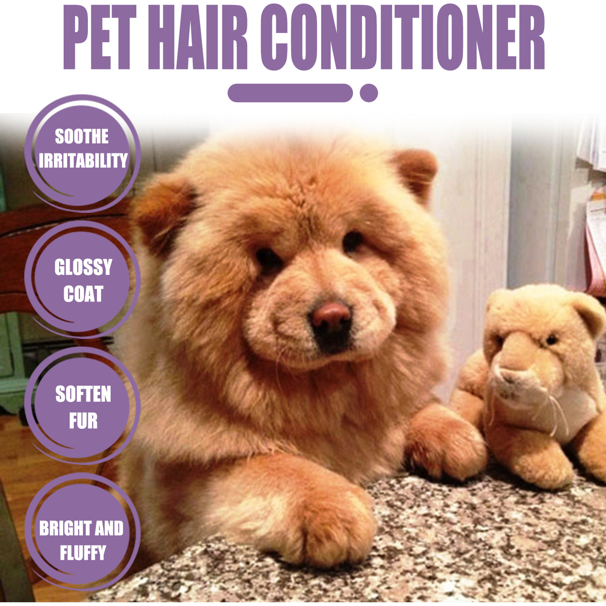 Pet Coat Conditioner for Dogs &amp; Cats – 50 ml Detangling Rinse-Out Conditioner, Scented – view 7