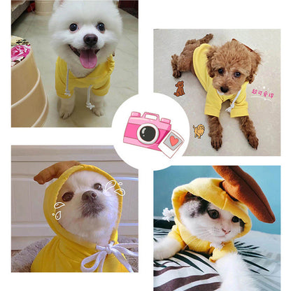 Cute Fruit Fleece Dog Hoodie – Warm Winter Outfit for Small Dogs – view 8