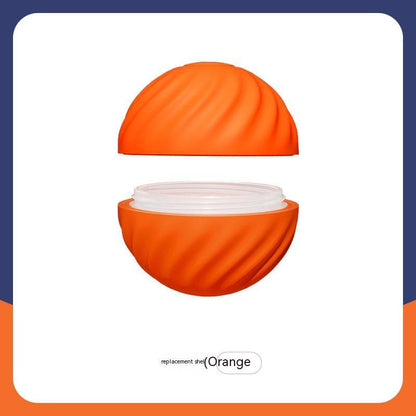 USB Jumping Ball Dog Toy – Bouncy Ball with Spare Shells &amp; Spiky Sleeves, Blue or Orange – view 6
