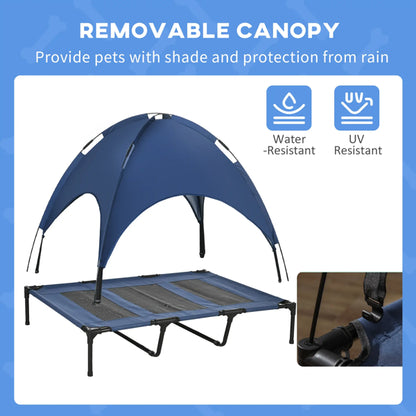 Elevated Dog Cot Cooling Pet Bed – Raised Breathable Bed for Indoor and Outdoor Use – view 4