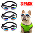 Pet Sunglasses 3-Pack – Foldable Dog & Cat Goggles with UV, Wind & Dust Protection, Adjustable Straps