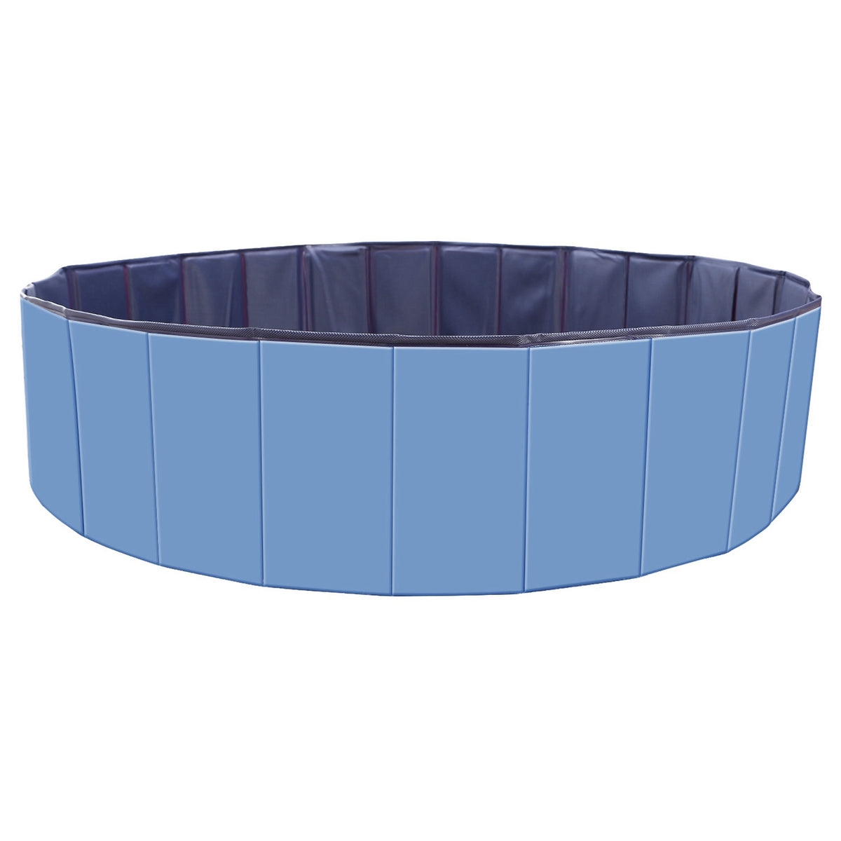 Foldable Pet Bathing Pool, 63 x 63 x 11.8 in – PVC Dog Bath Tub with Drain Valve – view 8