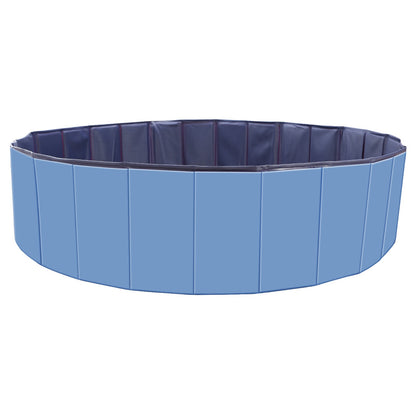 Foldable Pet Bathing Pool, 63 x 63 x 11.8 in – PVC Dog Bath Tub with Drain Valve – view 8