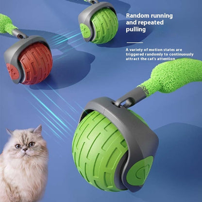 Automatic Rolling Ball Cat Toy – USB Rechargeable, Tap-to-Wake, Quiet Silicone Shell – view 3