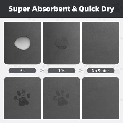 Absorbent Pet Feeding Mat for Dog &amp; Cat Bowls – Quick-Dry, Non-Slip Rubber Backing – view 4