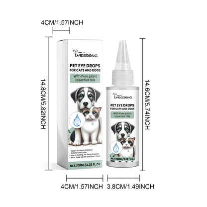 Pet Eye Cleaner Drops for Dogs and Cats – Honeysuckle Oil and Blueberry Extract, 100 ml – view 10