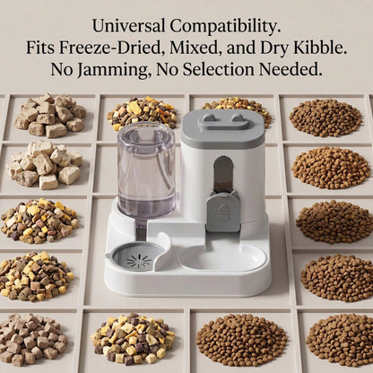 Cat-Shaped Gravity Pet Feeder and Water Dispenser Set for Cats, Puppies &amp; Small Pets – view 4