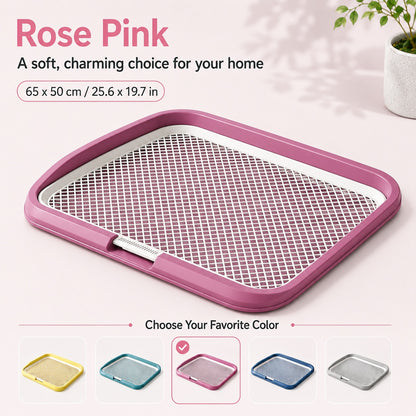 Dog Potty Tray with Removable Mesh Grate – Leak-Proof Indoor Dog Toilet, 25.6 x 19.7 in – view 13