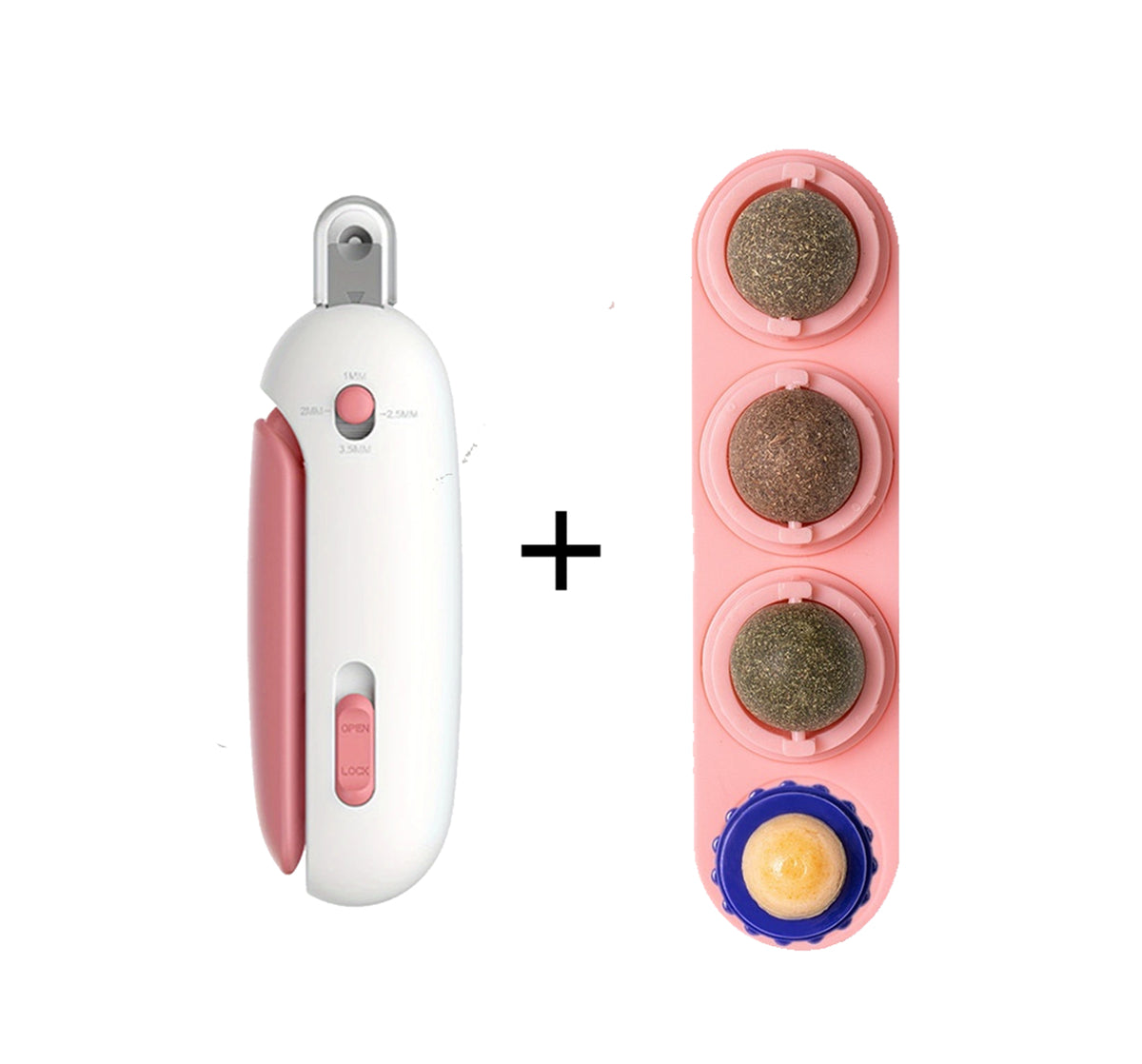 Wall-Mounted Rotating Catnip and Silvervine Ball Cat Toy, 3-in-1 Stick-On Lick Ball – view 12