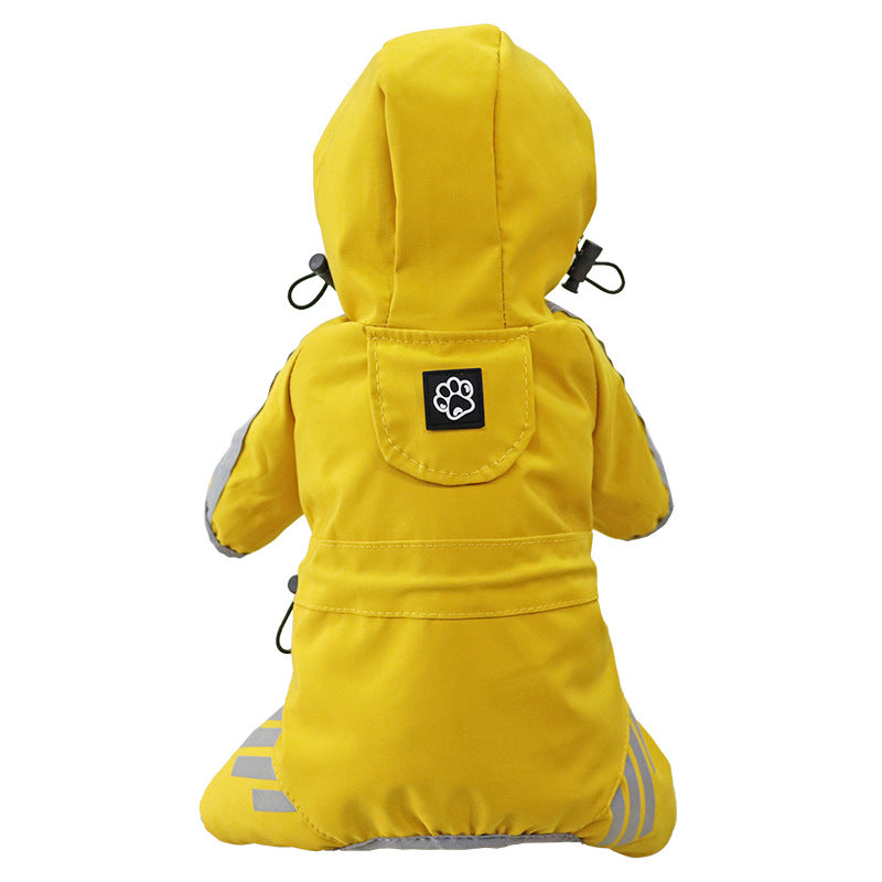 Full-Body Dog Raincoat – Waterproof 4-Leg Rain Suit – view 7