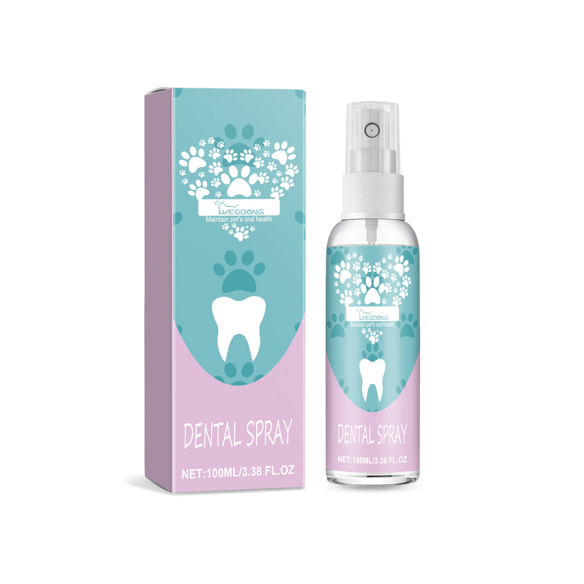 Pet Dental Spray for Dogs &amp; Cats – 100 ml Oral Spray with Sorbitol &amp; Erythritol