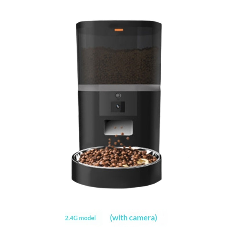 Pet Feeder for Cats &amp; Dogs – 4 L or 6 L, Black or White, Optional Video Camera Version – view 13