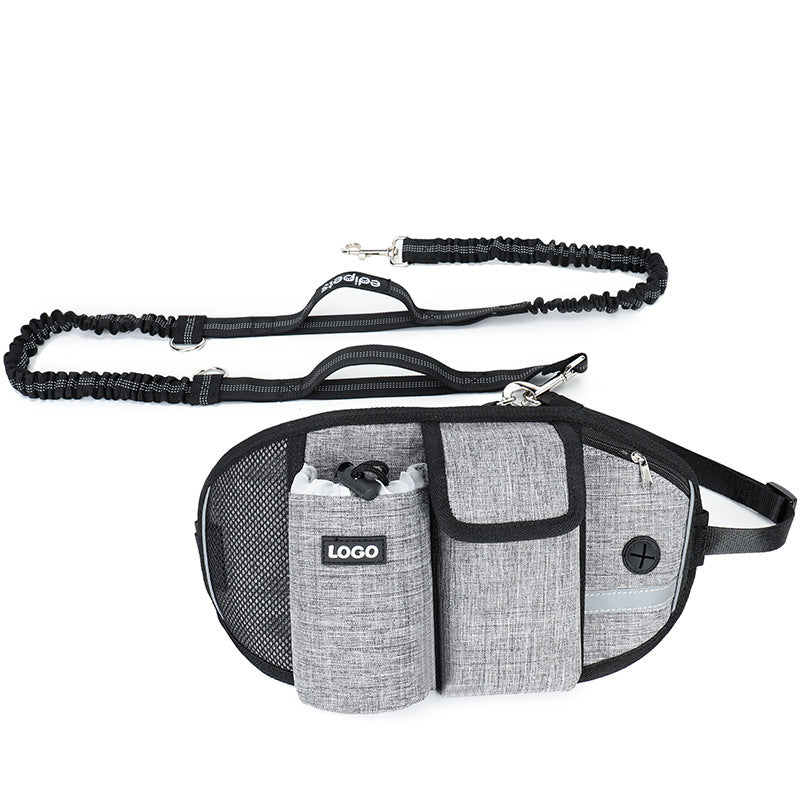 Hands-Free Dog Walking Waist Bag – Running Belt with Treat Pouch – view 16