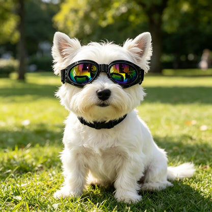 Pet Sunglasses 3-Pack, White, Black &amp; Pink – Foldable Goggles for Small Dogs &amp; Cats – view 9