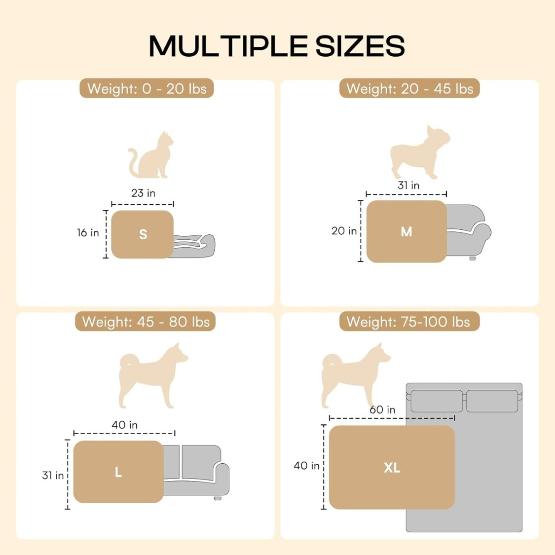 Coral Fleece Pet Blankets, 3-Pack – Reversible, Machine-Washable Throws for Dogs &amp; Cats – view 5