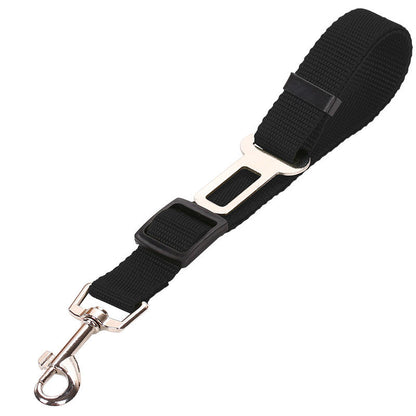 Adjustable Dog Car Seat Belt – Durable Nylon Pet Safety Leash for Dogs &amp; Cats, Blue, Black or Red – view 7