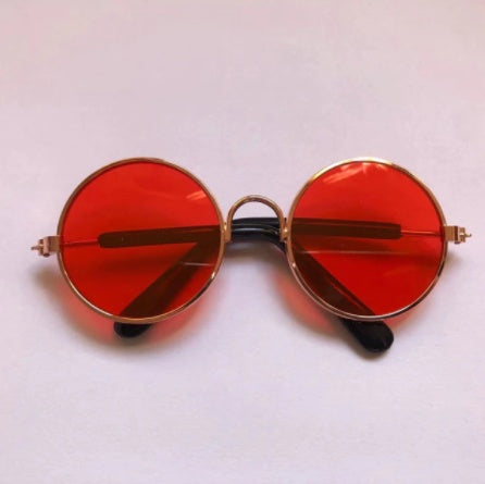 Cat Sunglasses – Retro Round Pet Glasses for Cats &amp; Small Dogs, Photo Prop, 13 Colors, Sizes M &amp; L – view 16