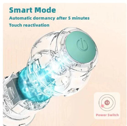 Interactive Rolling Cat Ball with Lights, Touch Activation and Rechargeable Battery – view 2