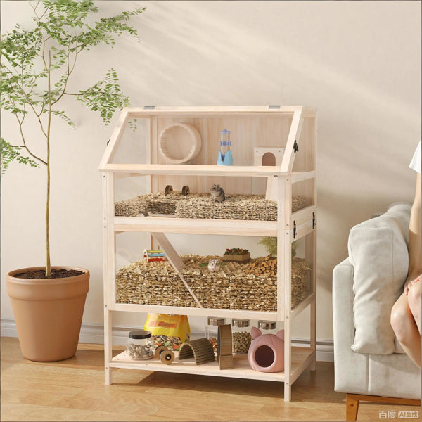Hamster Cage – Small Animal Pet Cage for Hamsters and Other Small Pets