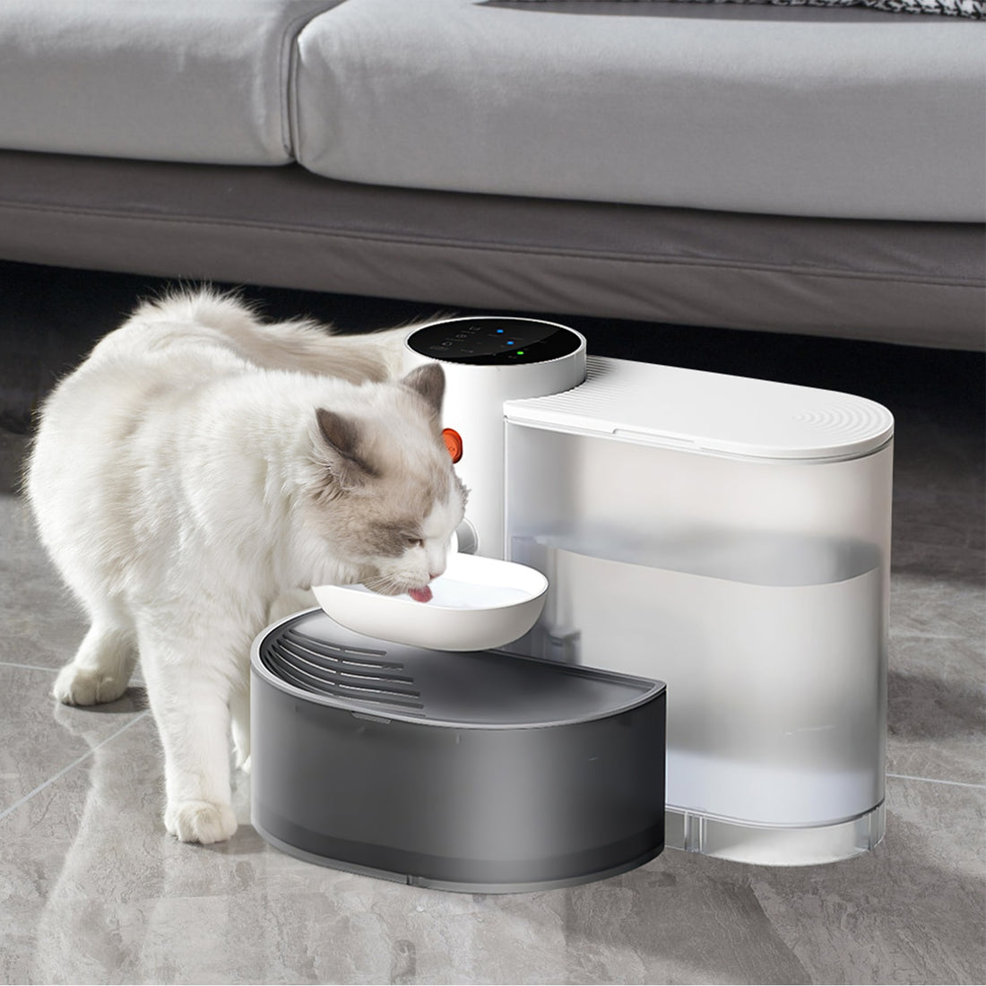 Cordless Smart Pet Water Fountain 3 L – Self-Refill, Touch Control, 3 Volumes &amp; 3 Timers – view 2
