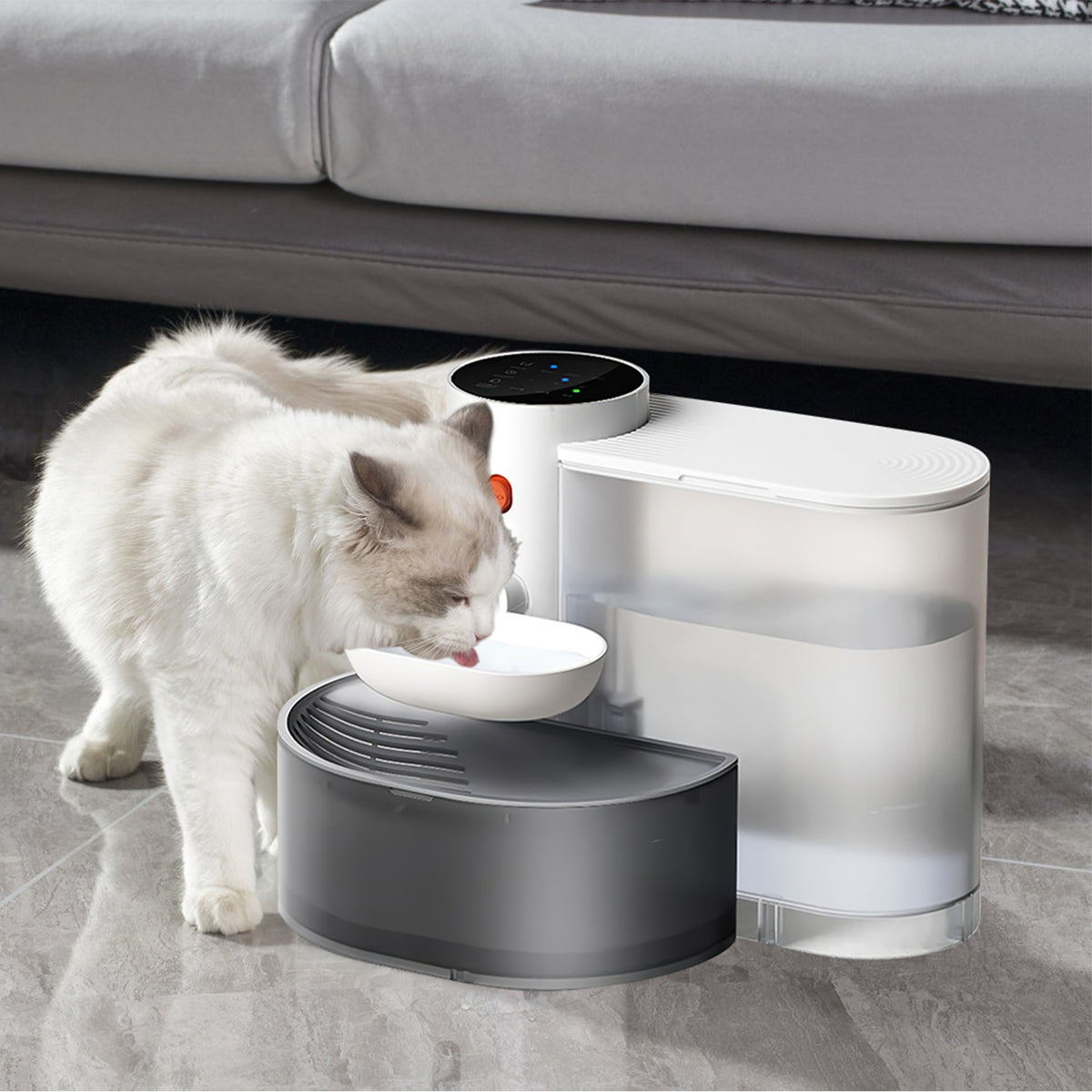 Cordless Smart Pet Water Fountain 3 L – Self-Refill, Touch Control, 3 Volumes &amp; 3 Timers – view 2