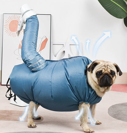 Pet Drying Bag for Dogs – Oxford Cloth Grooming Bag for Use with a Hair Dryer, Blue – view 6