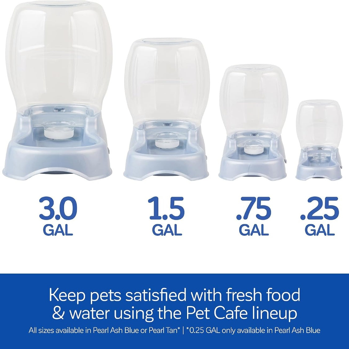 Gravity Water Dispenser for Kittens &amp; Puppies – Extra Small 1/4 Gallon Bowl, White – view 3