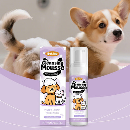 No-Rinse Pet Face Cleansing Mousse – 100 ml Waterless Foam for Facial Fur &amp; Coat – view 6