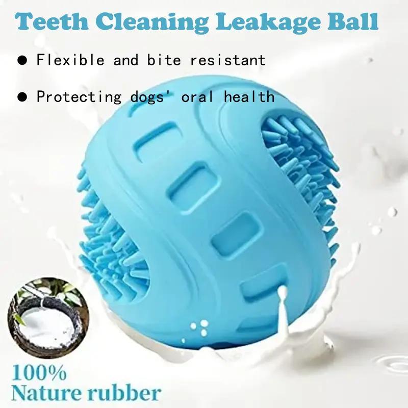 Treat Dispensing Dog Ball – Interactive Chew and Treat Toy for Small and Medium Dogs – view 3