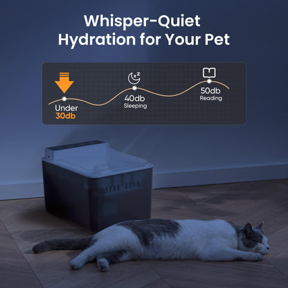 Automatic Sensor Pet Water Fountain 3 L – Radar Motion Sensing, USB-C Powered – view 4