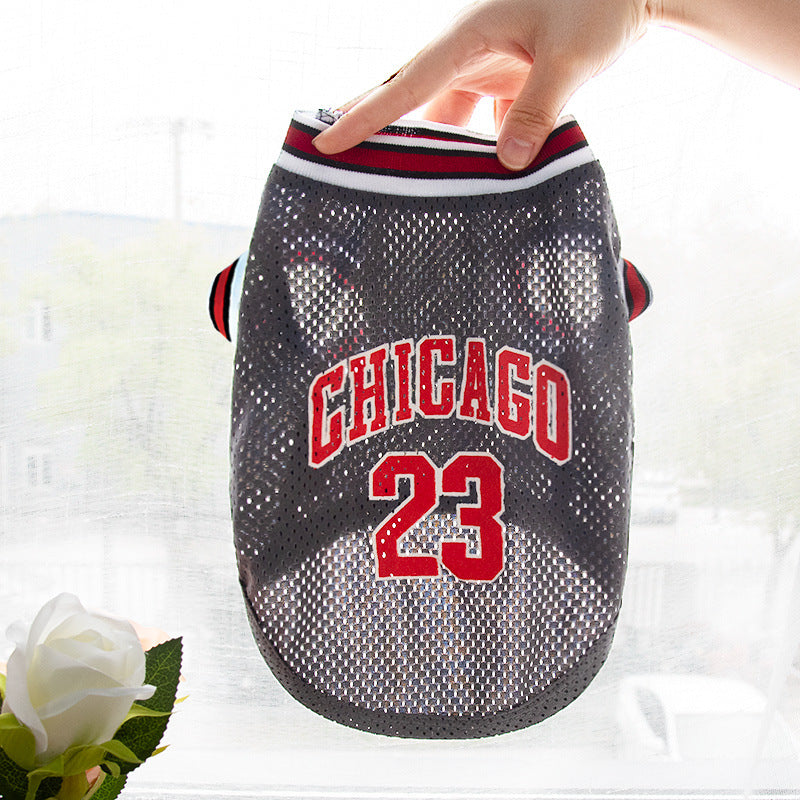 Mesh Basketball Jersey Vest for Dogs, No. 23 Summer Tank in Sizes XS–5XL – view 11
