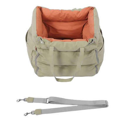 Portable Dog Car Seat Bed – Washable, Waterproof Pet Travel Bed with Safety Leash – view 6