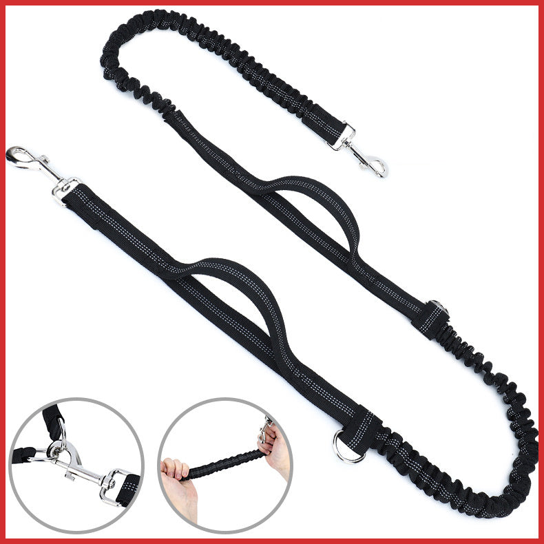Hands-Free Dog Walking Waist Bag – Running Belt with Treat Pouch – view 17