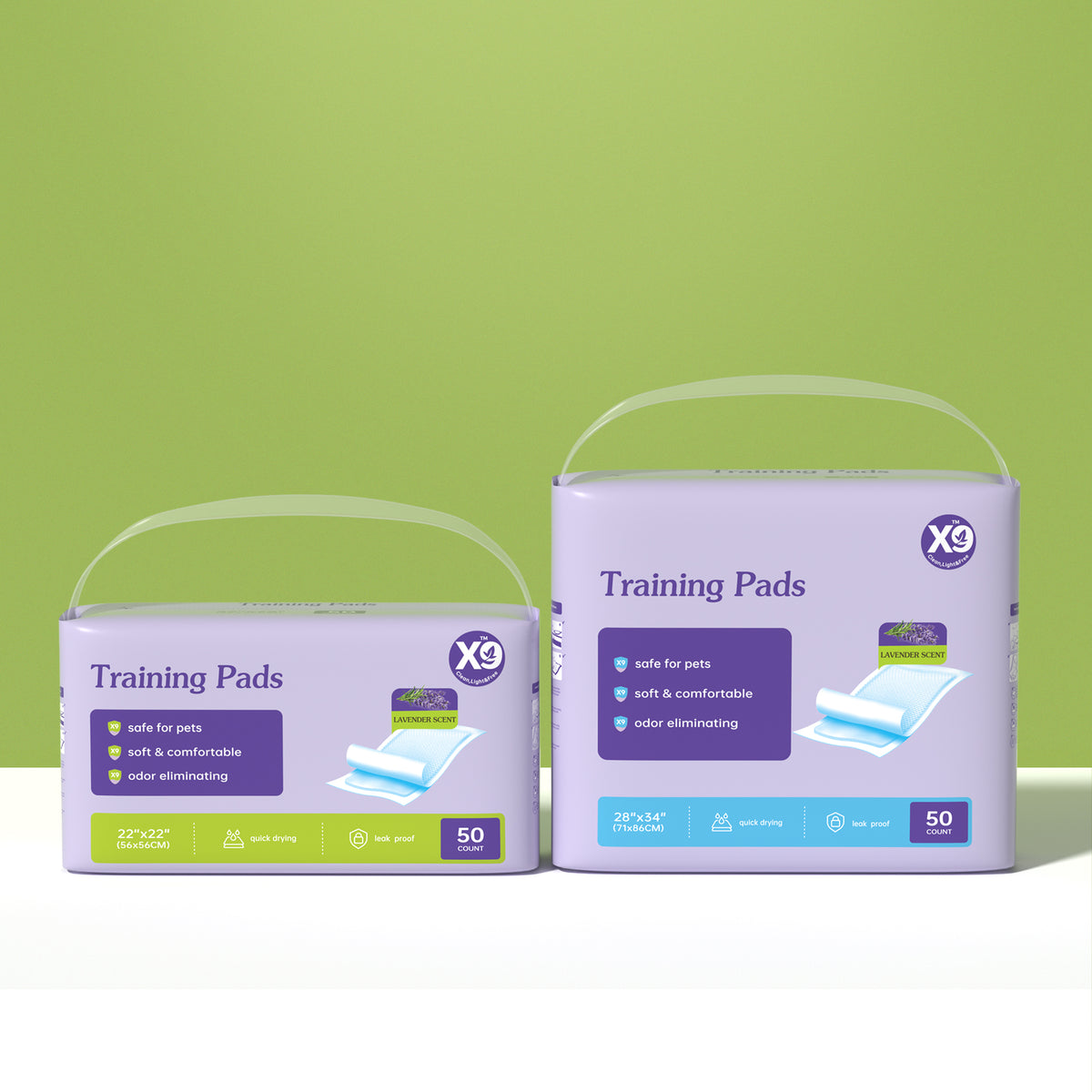 Lavender Scented Dog Training Pads – Leak-Proof Puppy Pee Pads – view 3