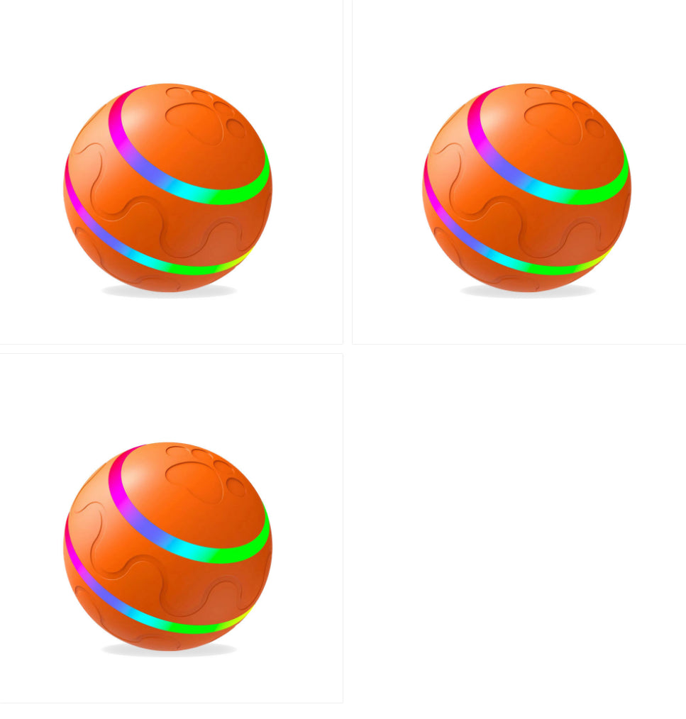 Self-Rotating Rechargeable Cat Ball Toy with Auto Direction Change, Silicone and ABS – view 21