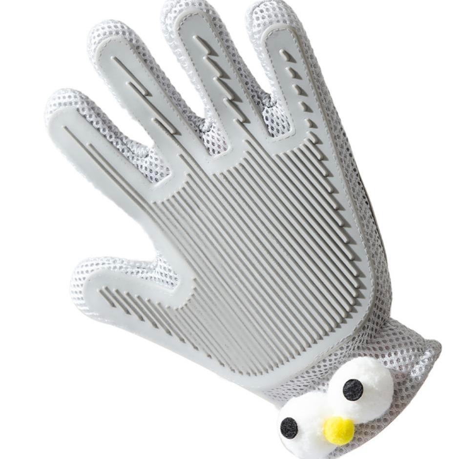 Double-Sided Pet Grooming Glove for Cats and Dogs – Silicone Hair Removal Glove Brush – view 8