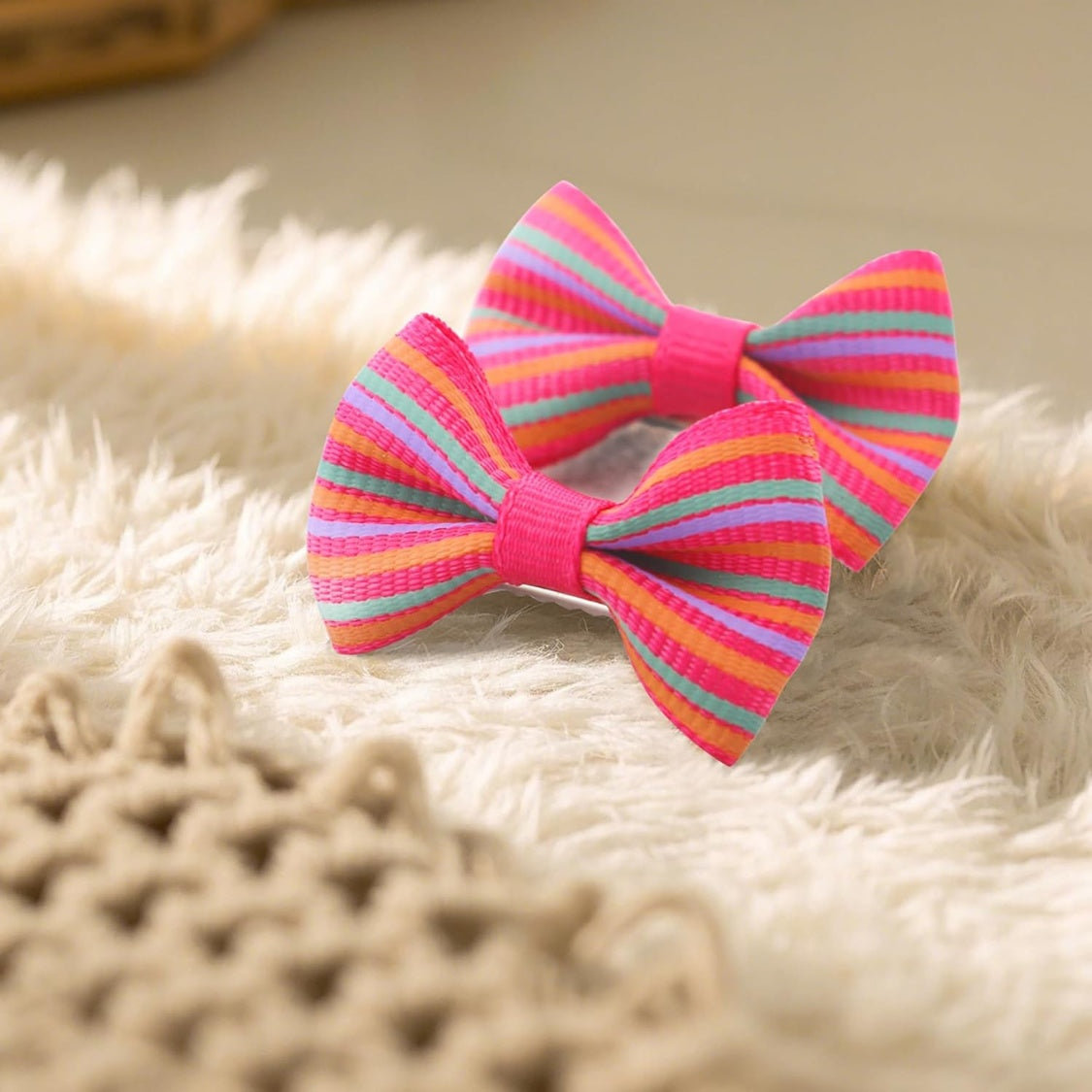 Dog Hair Bow Clips 60-Pack – 1.5 in Alligator Clip Bows for Puppies &amp; Small Dogs, 30 Styles – view 5