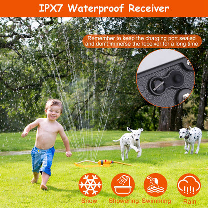 In-Ground Dog Fence System – 0.75 Acre, 100 Adjustable Levels, IPX7 Rechargeable Collar – view 4