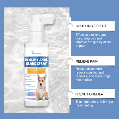 Dog Anal Gland Care Spray – Odor Control &amp; Soothing Hygiene Spray, All Breeds – view 3