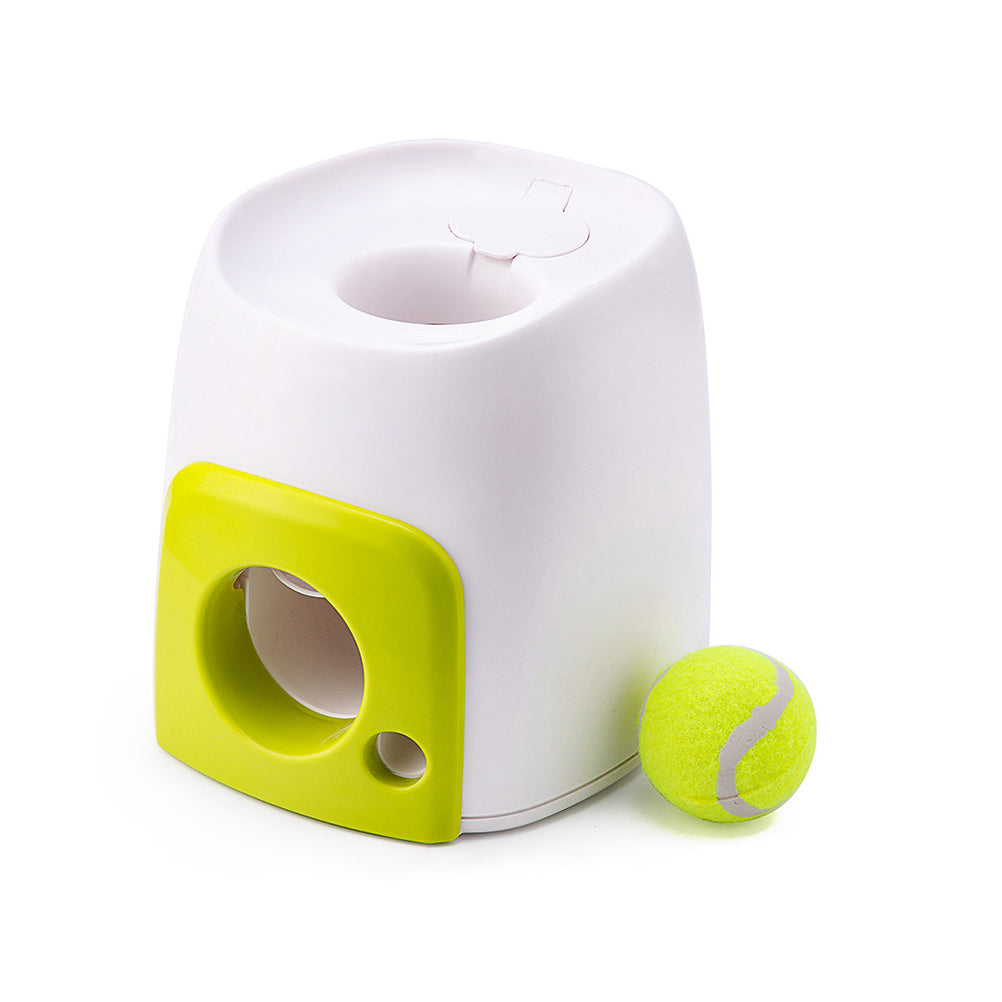 Tennis Ball Treat Reward Machine – Interactive Dog Toy That Releases Food When the Ball Is Dropped In – view 2