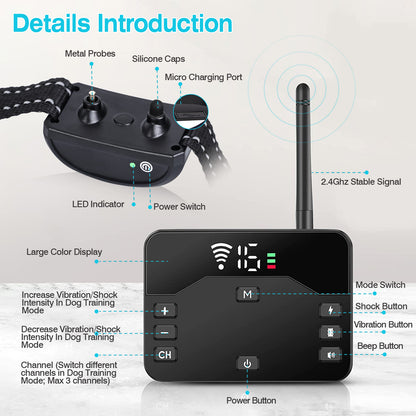 2-in-1 Wireless Dog Fence &amp; Training Collar – 20–850 ft, IPX6, 1 or 2 Collars – view 6