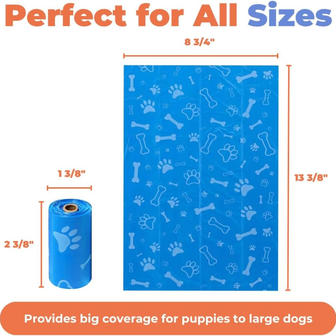 Dog Poop Bags – 150 Count, Thick Leak-Proof &amp; Tear-Resistant, Assorted Colors – view 2